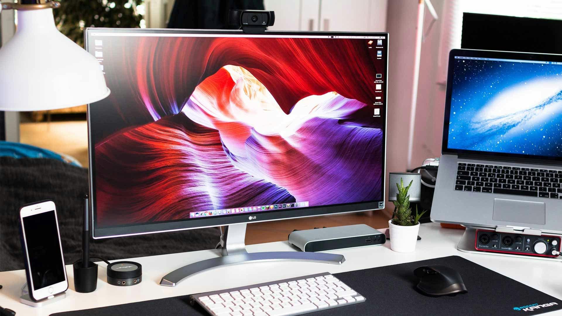 Home Office with Webcam
